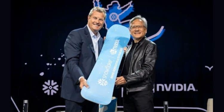Nvidia предоставя своята платформа за изчисления с изкуствен интелект на компанията за облачни данни Snowflake