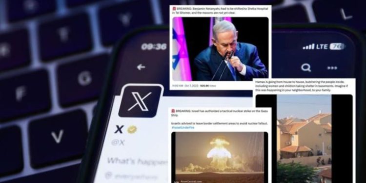 На фона на конфликта между Израел и Хамас в социалната мрежа X се разпространява дезинформация 1 На фона на конфликта между Израел и Хамас, социалната мрежа X разпространява дезинформация